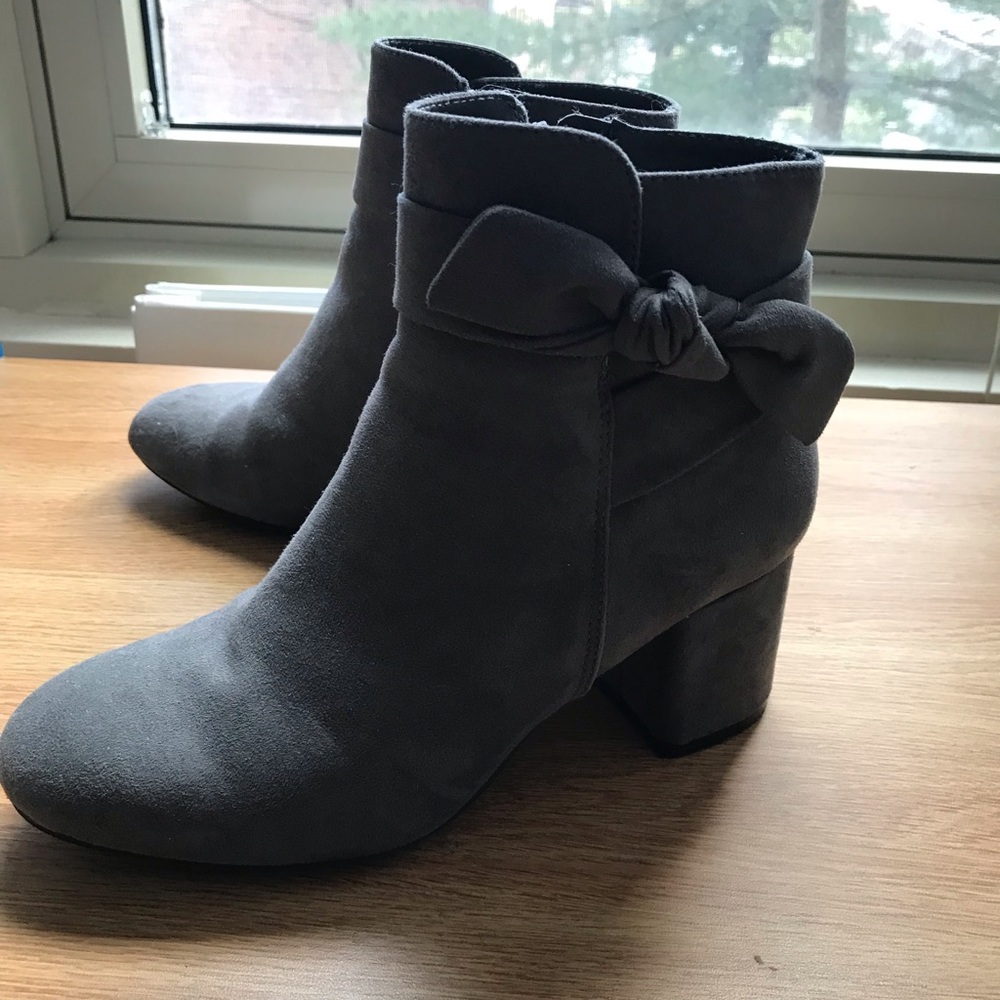 Cute grey booties